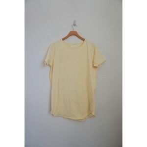 ALPHALETE Pale Yellow Lifestyle Fit T-Shirt Size Medium